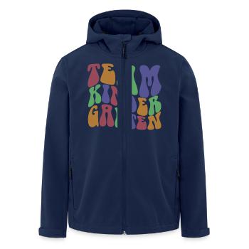 Team Kindergarten Cool Pre-K Lehrer & Schüler Geschenk - Recycelte Männer Softshell-Jacke von Stanley/Stella - Navy - Vorne - AI Model Male 185 light (185cm)