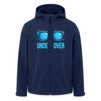 Undercover Costume - Sunglasses Fun - Men’s Recycled Softshell Jacket by Stanley/Stella - navy - Front - AI Model Male 185 light (185cm)