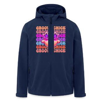 Easter Easter Bunny Easter Eve Easter Sunday Easter Egg Spring - Men’s Recycled Softshell Jacket by Stanley/Stella - navy - Front - AI Model Male 185 light (185cm)