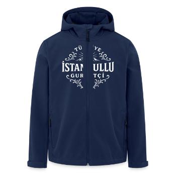 Istanbul - Veste softshell homme en polyester recyclé Stanley/Stella - marine - Devant - AI Model Male 185 light (185cm)