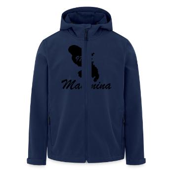 madinina - Recycelte Männer Softshell-Jacke von Stanley/Stella - Navy - Vorne - AI Model Male 185 light (185cm)