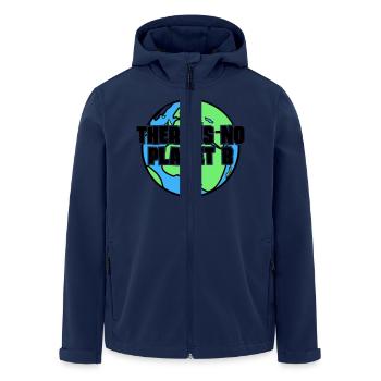 There is no Planet B - Recycelte Männer Softshell-Jacke von Stanley/Stella - Navy - Vorne - AI Model Male 185 light (185cm)
