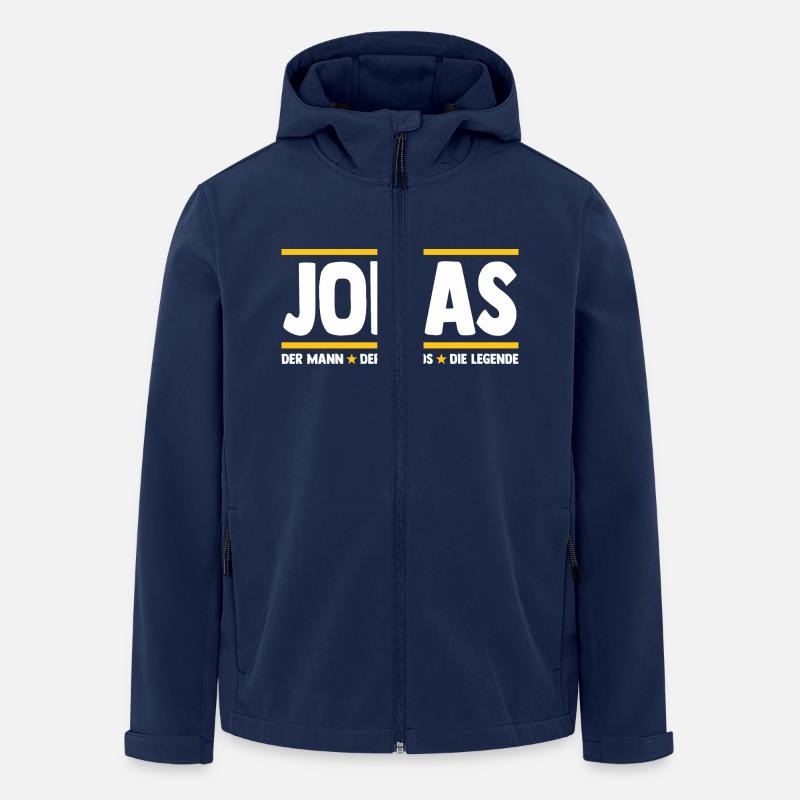 Jonas - Men’s Recycled Softshell Jacket by Stanley/Stella - navy