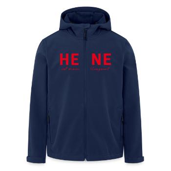 Herne T-Shirt – Show your love for the Ruhr area - Men’s Recycled Softshell Jacket by Stanley/Stella - navy - Front - AI Model Male 185 light (185cm)