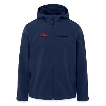 love swimming - Recycelte Männer Softshell-Jacke von Stanley/Stella - Navy - Vorne - AI Model Male 185 light (185cm)