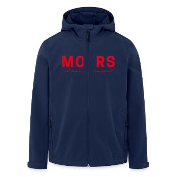 Moers T-Shirt – Zeig deine Heimatliebe! - Recycelte Männer Softshell-Jacke von Stanley/Stella - Navy - Vorne - AI Model Male 185 light (185cm)