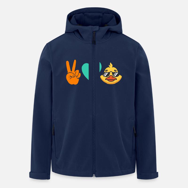 Ducks - Men’s Recycled Softshell Jacket by Stanley/Stella - navy