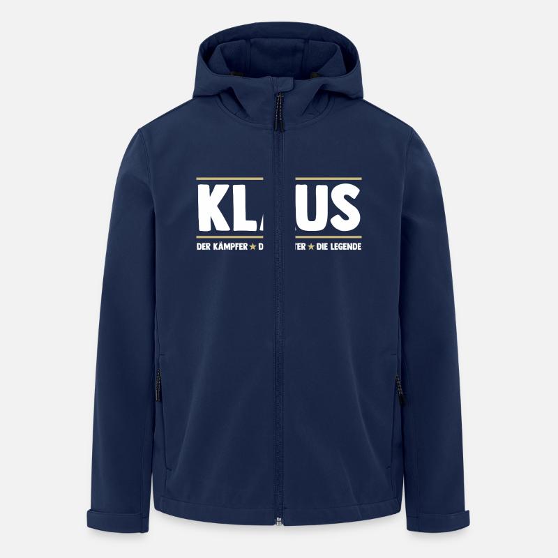 Klaus - Veste softshell homme en polyester recyclé Stanley/Stella - marine