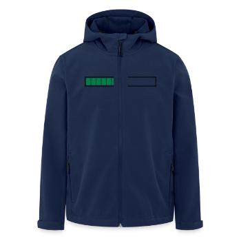 BARRE DE CHARGEMENT - Veste softshell homme en polyester recyclé Stanley/Stella - marine - Devant - AI Model Male 185 light (185cm)