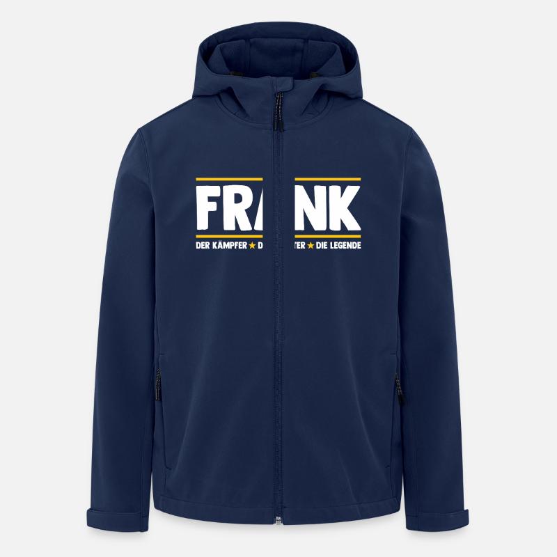 Frank - Recycelte Männer Softshell-Jacke von Stanley/Stella - Navy