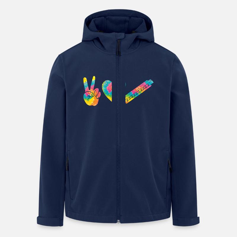 Harmonica Harmonica - Veste softshell homme en polyester recyclé Stanley/Stella - marine