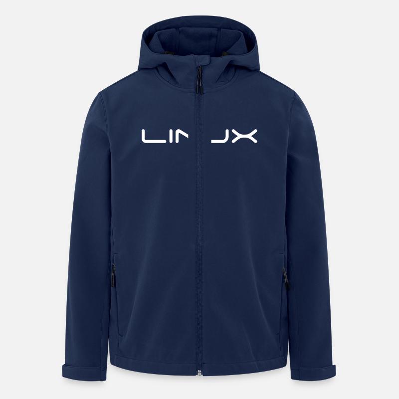 Linux - Recycelte Männer Softshell-Jacke von Stanley/Stella - Navy