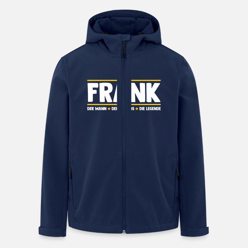 Frank - Recycelte Männer Softshell-Jacke von Stanley/Stella - Navy