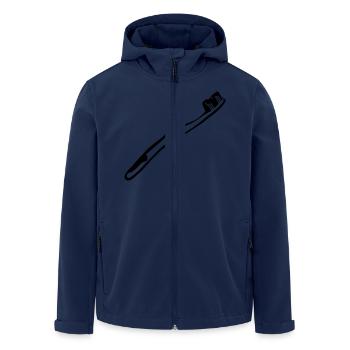 Brosse à dents - dent - Veste softshell homme en polyester recyclé Stanley/Stella - marine - Devant - AI Model Male 185 light (185cm)