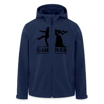 Ehe JGA Junggesellenabschied Braut Hochzeit Game o - Recycelte Männer Softshell-Jacke von Stanley/Stella - Navy - Vorne - AI Model Male 185 light (185cm)