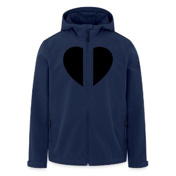 Herz - Veste softshell homme en polyester recyclé Stanley/Stella - marine - Devant - AI Model Male 185 light (185cm)