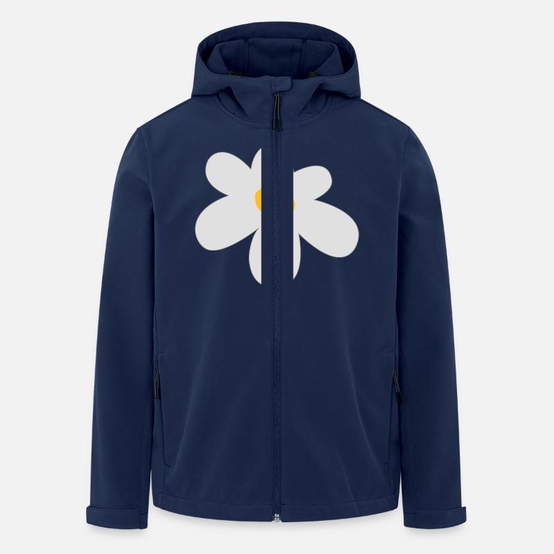 blume - Recycelte Männer Softshell-Jacke von Stanley/Stella - Navy
