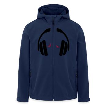 Casque DJ Beat - Veste softshell homme en polyester recyclé Stanley/Stella - marine - Devant - AI Model Male 185 light (185cm)