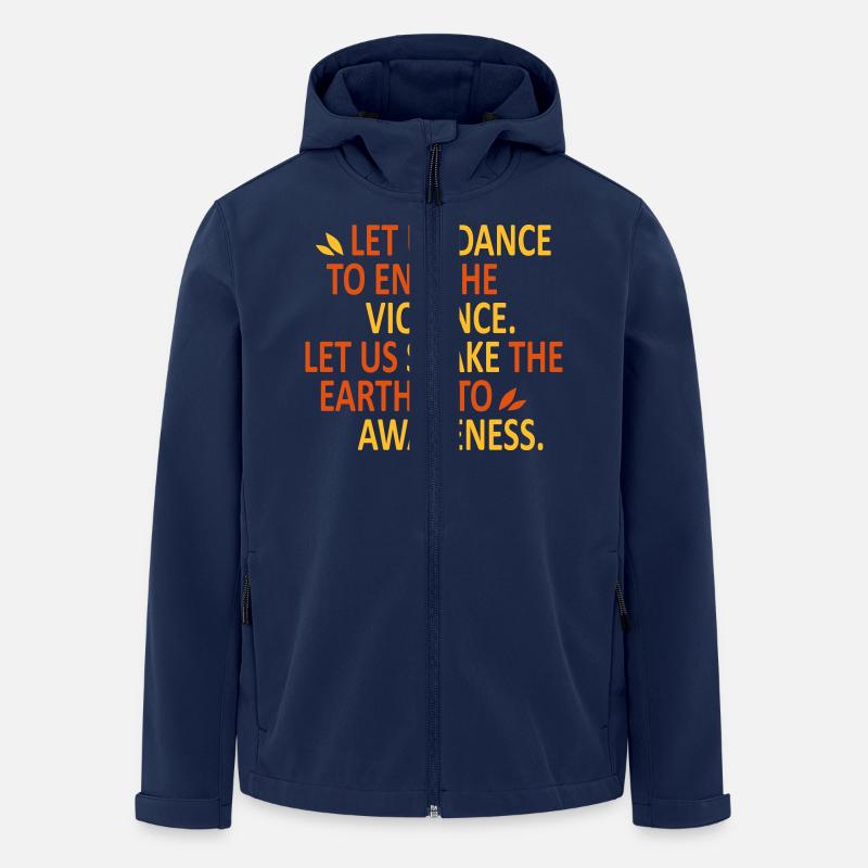 LET US DANCE - Recycelte Männer Softshell-Jacke von Stanley/Stella - Navy