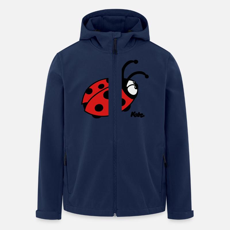 Marienkäfer (c) - Men’s Recycled Softshell Jacket by Stanley/Stella - navy