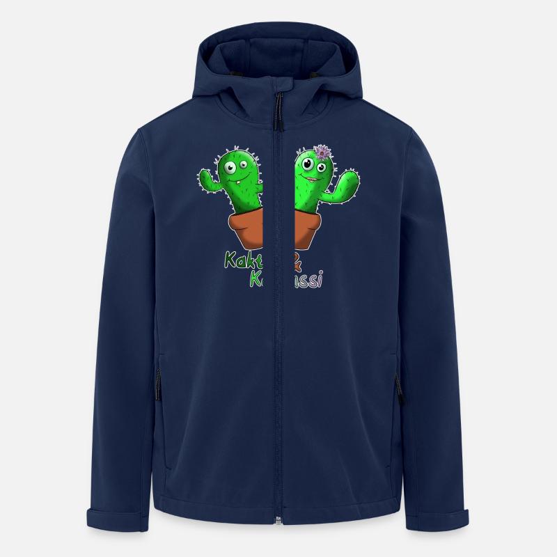 Kaktus & Kaktussi - Recycelte Männer Softshell-Jacke von Stanley/Stella - Navy