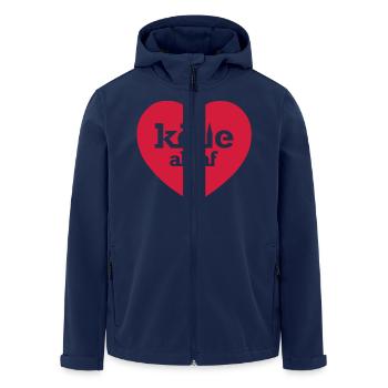 Kölle alaaf ju - Recycelte Männer Softshell-Jacke von Stanley/Stella - Navy - Vorne - AI Model Male 185 light (185cm)