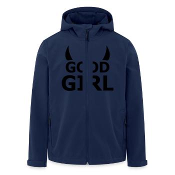 good girl - Recycelte Männer Softshell-Jacke von Stanley/Stella - Navy - Vorne - AI Model Male 185 light (185cm)