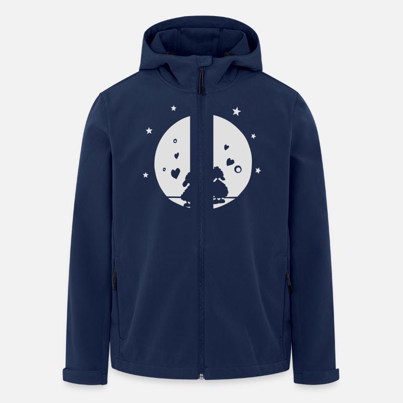 moonshine - Recycelte Männer Softshell-Jacke von Stanley/Stella - Navy