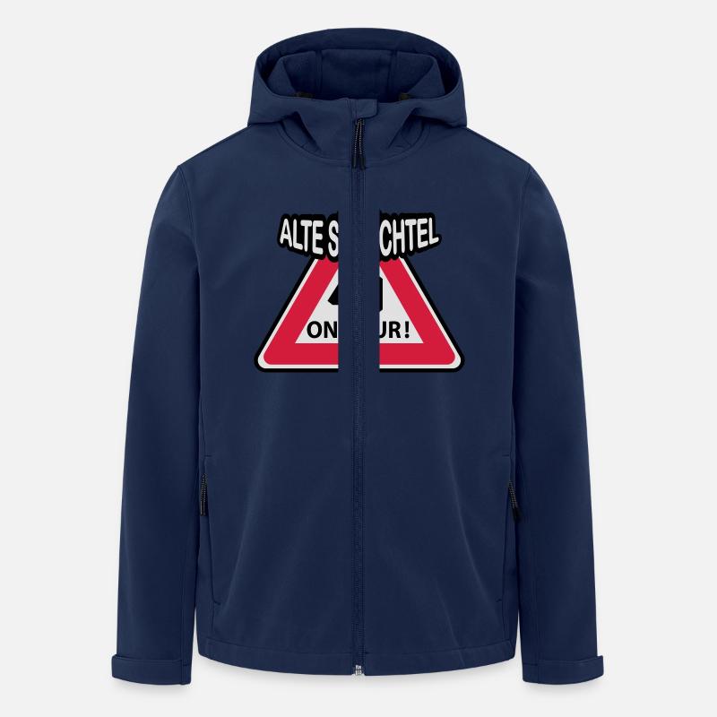 40 - Recycelte Männer Softshell-Jacke Discoverer von Stanley/Stella - Navy