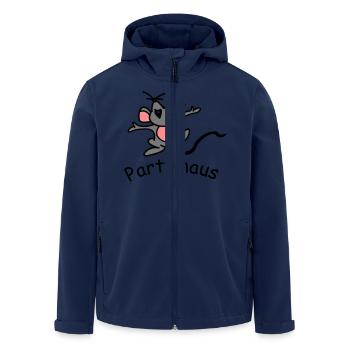 Partymaus - Recycelte Männer Softshell-Jacke von Stanley/Stella - Navy - Vorne - AI Model Male 185 light (185cm)