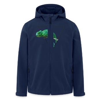 Chamäleon Chamaeleon Cham - Men’s Recycled Softshell Jacket by Stanley/Stella - navy - Front - AI Model Male 185 light (185cm)