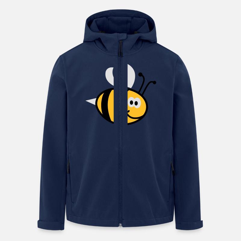 Bees 3C - Men’s Recycled Softshell Jacket by Stanley/Stella - navy