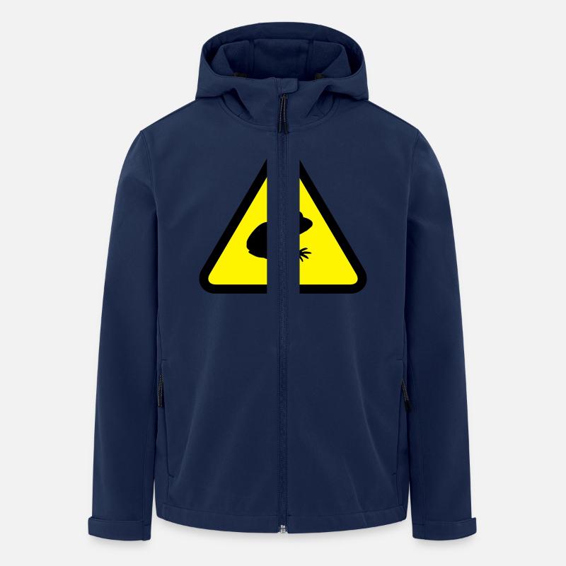 Attention Frog - Recycelte Männer Softshell-Jacke von Stanley/Stella - Navy