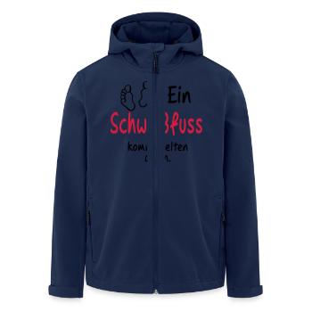 schweissfuesse - Veste softshell homme en polyester recyclé Stanley/Stella - marine - Devant - AI Model Male 185 light (185cm)