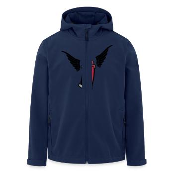 flying_graffiti_can_3c - Veste softshell homme en polyester recyclé Stanley/Stella - marine - Devant - AI Model Male 185 light (185cm)