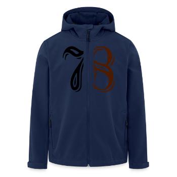 Swagg Dept. 78 - Men’s Recycled Softshell Jacket by Stanley/Stella - navy - Front - AI Model Male 185 light (185cm)