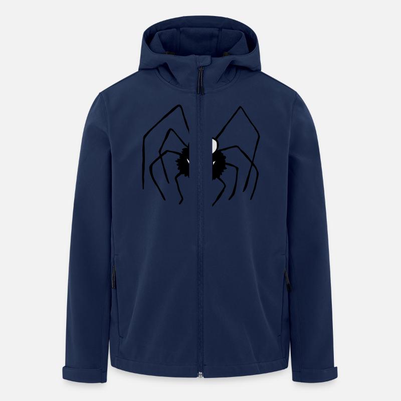 Die Spinne - Recycelte Männer Softshell-Jacke von Stanley/Stella - Navy