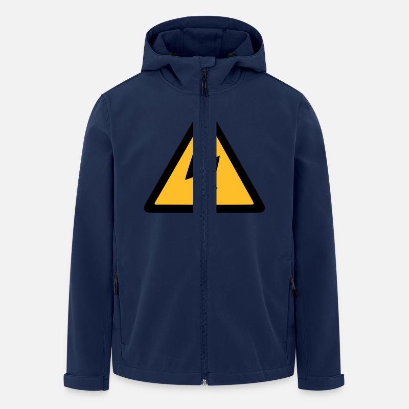 Elektriker - Recycelte Männer Softshell-Jacke von Stanley/Stella - Navy
