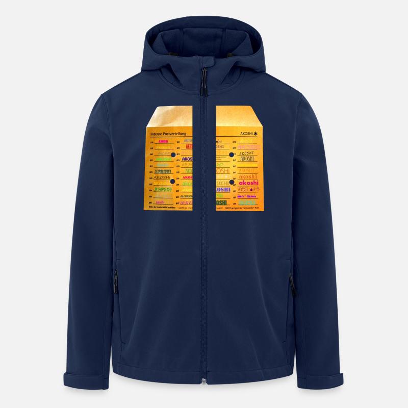 HAUSPOST - Recycelte Männer Softshell-Jacke von Stanley/Stella - Navy