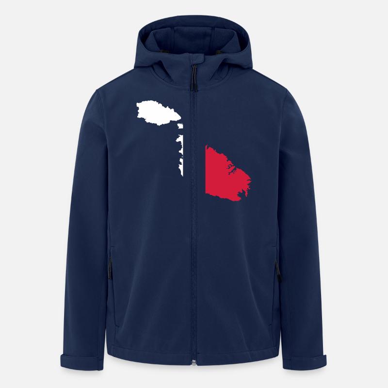 Malta - Recycelte Männer Softshell-Jacke von Stanley/Stella - Navy