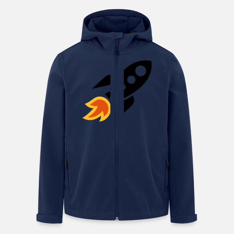 Rocket - Men’s Recycled Softshell Jacket by Stanley/Stella - navy