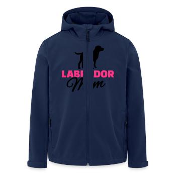 Labrador - Recycelte Männer Softshell-Jacke von Stanley/Stella - Navy - Vorne - AI Model Male 185 light (185cm)