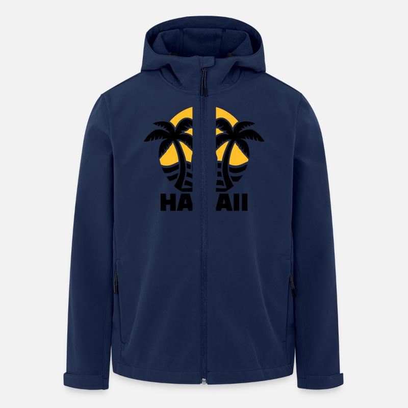 Hawaii - Veste softshell homme en polyester recyclé Stanley/Stella - marine