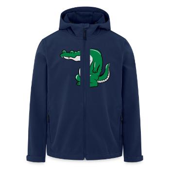 tête de crocodile - Veste softshell homme en polyester recyclé Stanley/Stella - marine - Devant - AI Model Male 185 light (185cm)
