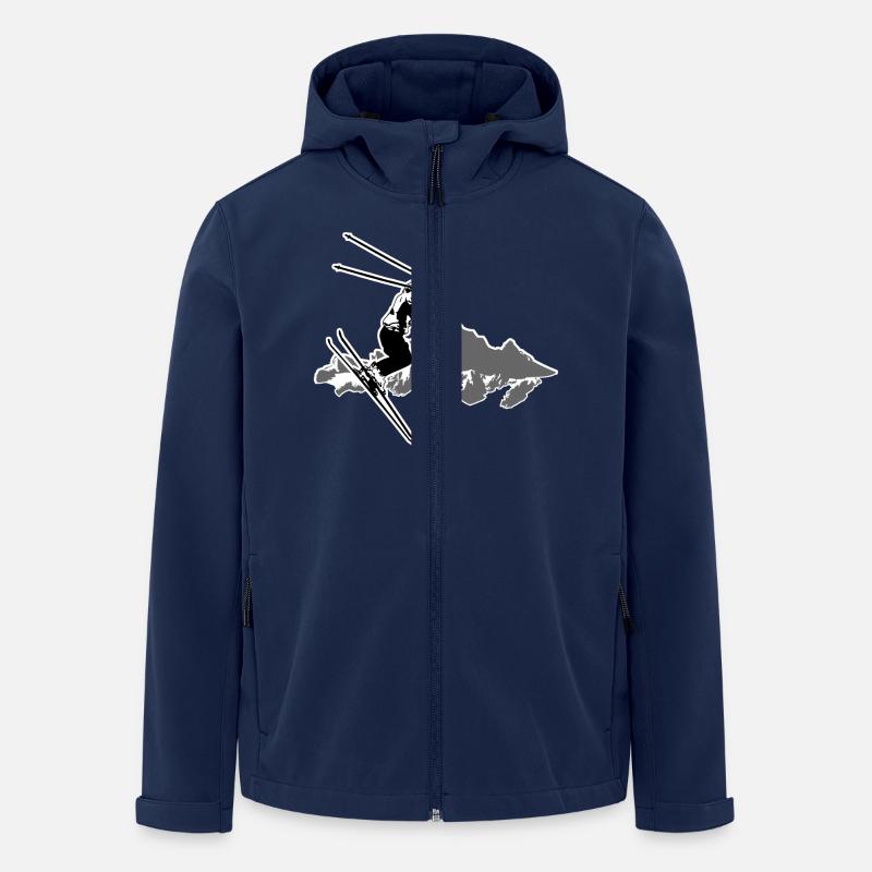 Ski Alpine - Recycelte Männer Softshell-Jacke von Stanley/Stella - Navy