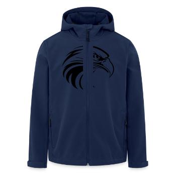 adler - Recycelte Männer Softshell-Jacke von Stanley/Stella - Navy - Vorne - AI Model Male 185 light (185cm)