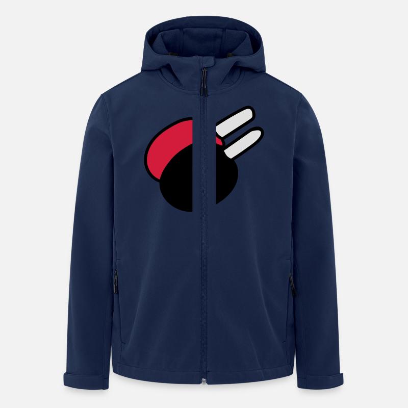 ping pong - Recycelte Männer Softshell-Jacke von Stanley/Stella - Navy