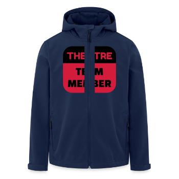 Theater / Theatre / Actor / Theaterleute - Men’s Recycled Softshell Jacket by Stanley/Stella - navy - Front - AI Model Male 185 light (185cm)