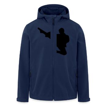 Karate - Kung Fu - Thai Boxen - Taekwondo - Recycelte Männer Softshell-Jacke von Stanley/Stella - Navy - Vorne - AI Model Male 185 light (185cm)