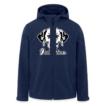 Dalmatiner - Recycelte Männer Softshell-Jacke von Stanley/Stella - Navy - Vorne - AI Model Male 185 light (185cm)
